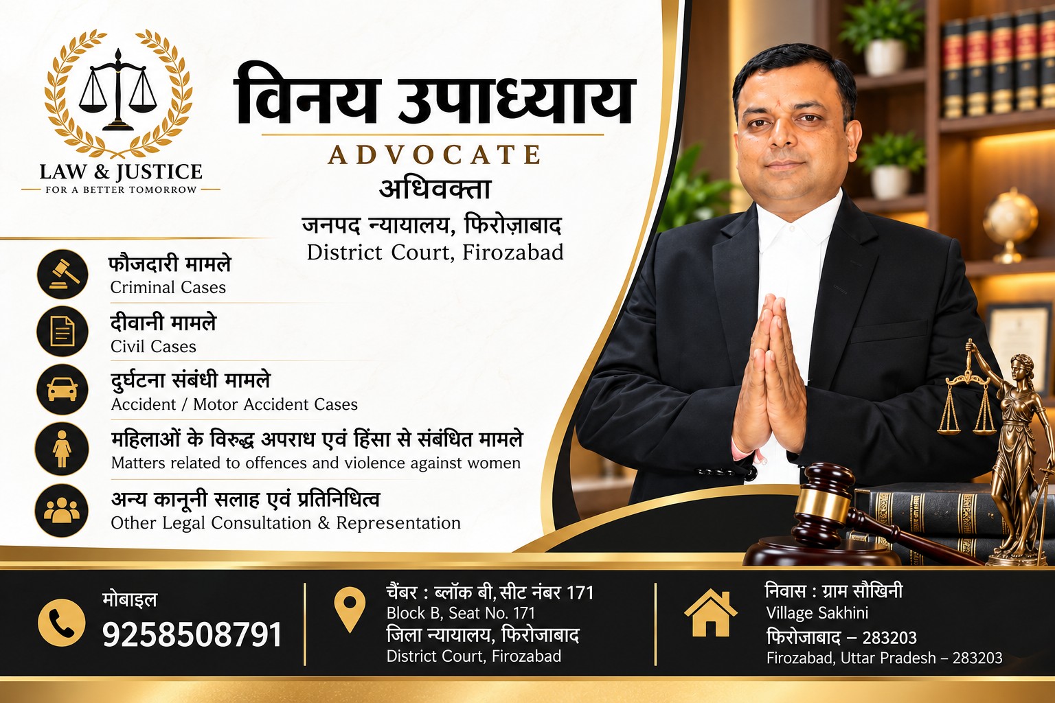 Advocate Vinay Upadhyay